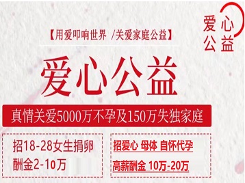 安丘捐卵助孕生子 爱心志愿者招募